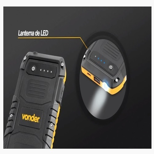 Auxiliar Partida Portátil Carregador Celular Apv4000 Vonder