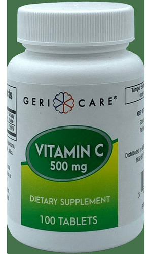 Geri Care Vitamina C 500mg Tabletas 100 Tablest