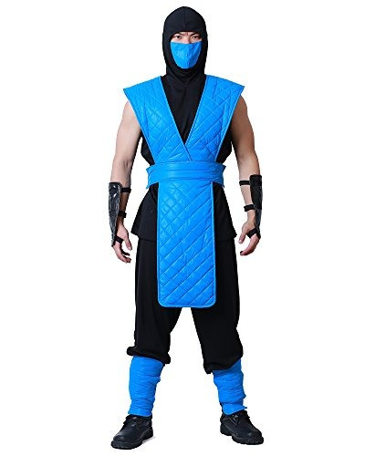 Disfraz Ninja Azul Para Hombre