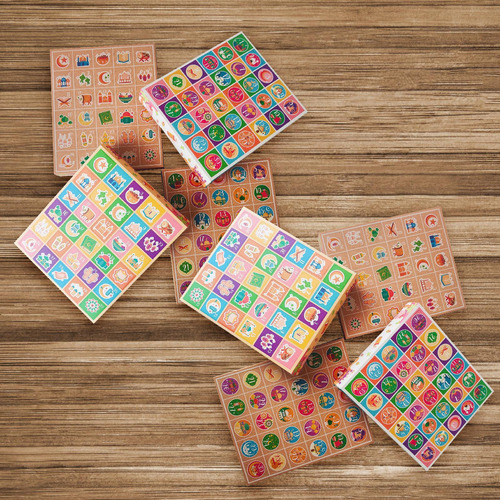 Mubarak Advent Calendar Box Eid Candy Cajas Festival 8pcs