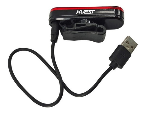 Imagen 6 de 8 de Luz Recargable Usb P/ Bicicleta 4 Modos De Uso. En Gravedadx
