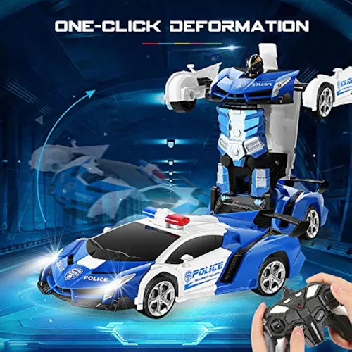 Figrol Transform Rc Car Robot, Coche De Control Remoto Indep
