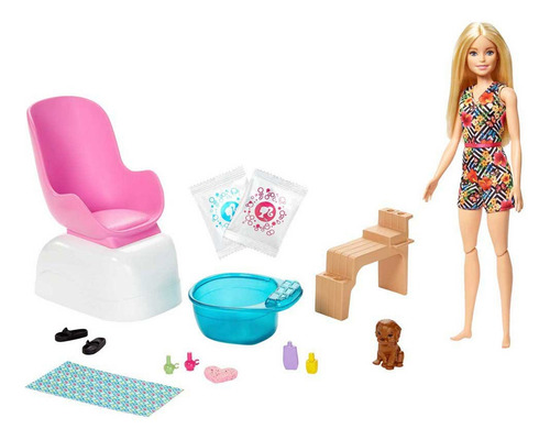 Barbie Salón De Belleza Manicura Y Pedicura