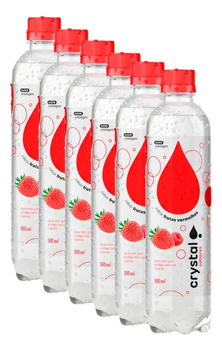 Água Saborizada Limão Crystal Sparkling 510ml