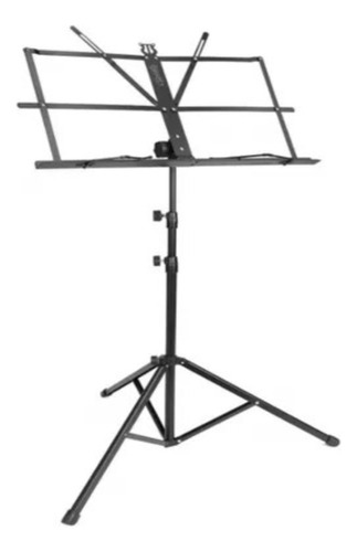 Estante Partitura Pastas Suporte Pedestal Dobrável + Bolsa