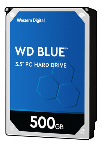 Disco duro interno Western Digital  WD5000AZLX 500GB azul