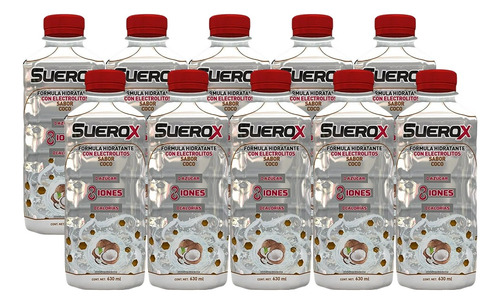Bebida Rehidratante Suerox Coco 10 Pzs De 630 Ml C/u