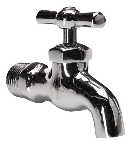 Llave Nariz Cromada 1/2 Sin Rosca, 1 Rugo