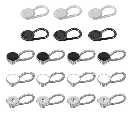 18x Extensores De Cuello Botones Accesorios De Extensión