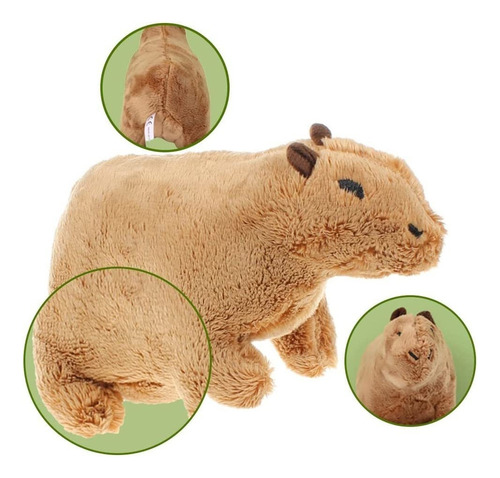 F Animal De Simulación De Peluche De Capibara Kawaii De 20cm