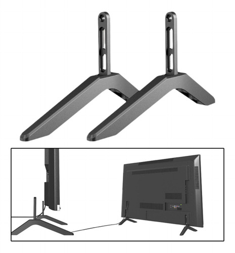 2pcs Tv Legs Stand De Tv Monte De Aluminio Aleación De