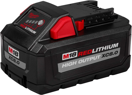 Bateria Milwaukee M18 Red Lithium 8ah 4811-1880 Xc8.0 18v