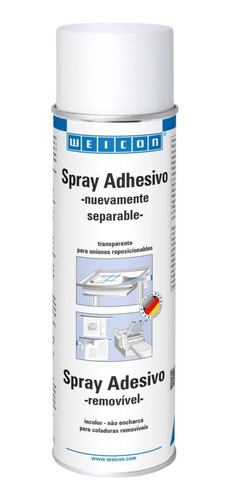 Spray Adhesivo Despegable 500 Ml Weicon