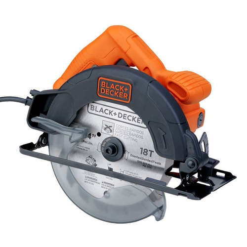 Sierra Circular 1400 W Black + Decker Cs1004 Profesional Kir