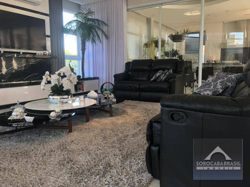 Imagem 30 de 30 de Sobrado Cinematográfico Com 5 Dormitórios À Venda, 780 M² Por R$ 3.350.000 - Condomínio Ibiti Royal Park - Sorocaba/sp, Próximo Ao Shopping Cidade. - So0166