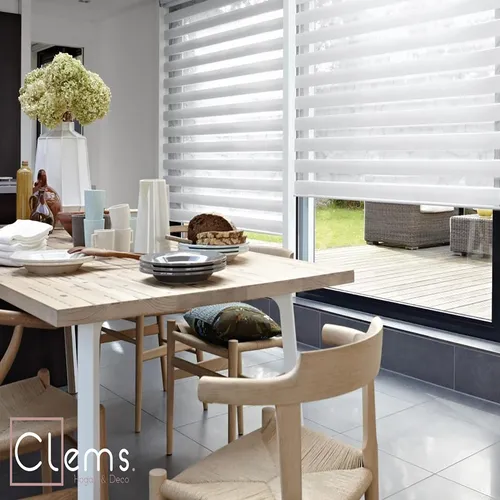 Cortina Roller Duo 135x160 Perla