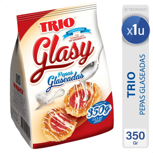 Galletitas Pepas Trio Glasy - Mejor Precio 