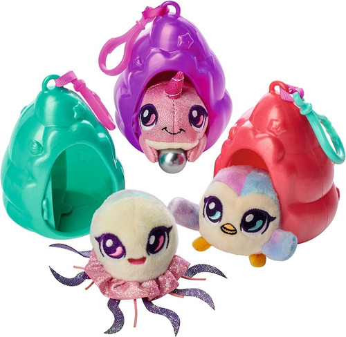Imagen 2 de 10 de Pearly Pods Peluche Sorpresa Animales Marinos En Perla Edu