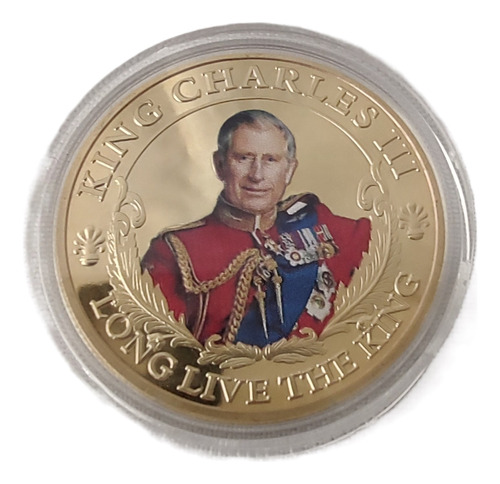 Moneda Conmemorativa Rey Carlos Iii Inglaterra 