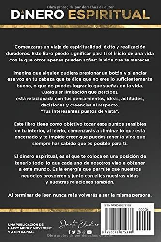 Dinero Espiritual Filosofia Financiera Para Una Vid, De Vargas Caro, Dante Eludier. Editorial Independently Published En Español