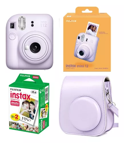 Funda transparente para cámara Fujifilm Instax Mini 12, bolsa