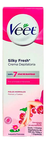 Veet Crema Depilatoria Piernas Y Cuerpo Piel Normal 100 Ml