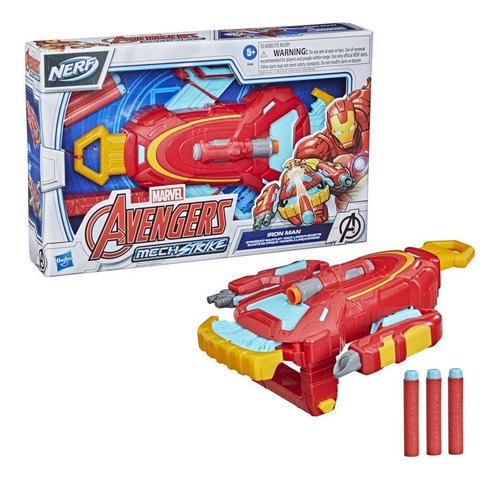 Marvel Guante De Ataque Iron Man 3 Dardos Nerf (f0266)