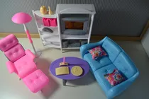 Comprar Muebles De Casa De Muñecas Para Muñecas Barbie - Sala De Ent