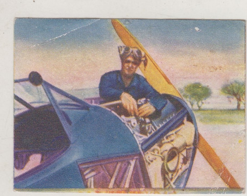 1946 Figurita Aguila Voluntario Uruguayo 2a Guerra Mundial 