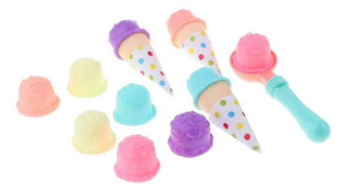 Juego De Helado Para Juego De Cocina De Casa De Muñecas,