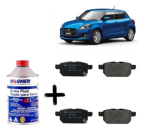 Pastillas De Freno Allied Nippon Para Suzuki Swift 2011 2019