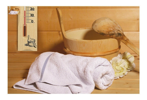 Termómetro De Sauna Analógico De Pino, Tfa, 40.1000