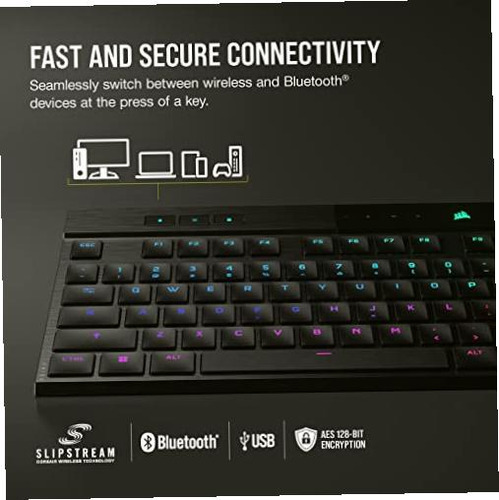 Corsair K100 Air Teclado Mecánico Rgb Inalámbrico Para