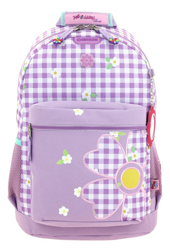 Mochila Grande Escolar Chenson Happy Girl Ampin Hg65963-v Lila 24L