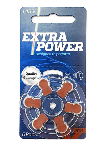 Pilha 312 / P312 / Pr41 / A312 / Ar312 / P312h / Pr312 / Da312 / Ac312 Extra Power Botão - Kit De 60 Unidades