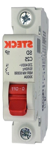 Kit C/4 - Disjuntor Steck ''din'' Unipolar 25a. C