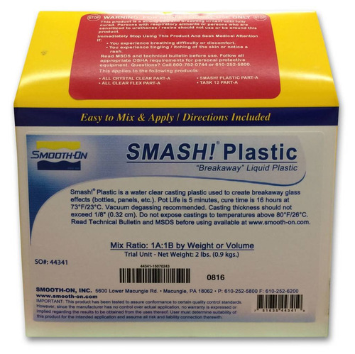 Smooth On Smash! Pl Plastic Resina Vidrio Rompible 0,90kg