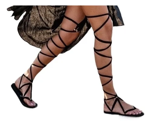 Sandalias Romanas Largas MercadoLibre