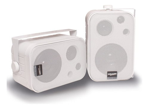 Kit Som Ambiente Amplificador Sa10 + 2 Caixas Sp400 Ll Audio Cor Branco Potência De Saída Rms 30 W 127/220v