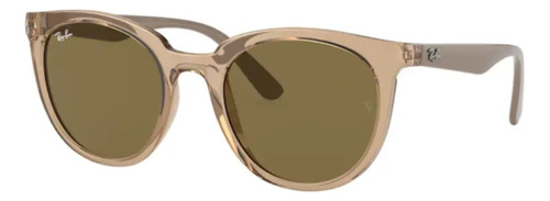 Óculos de sol femeninos Ray-Ban RB4383 Cor Marron