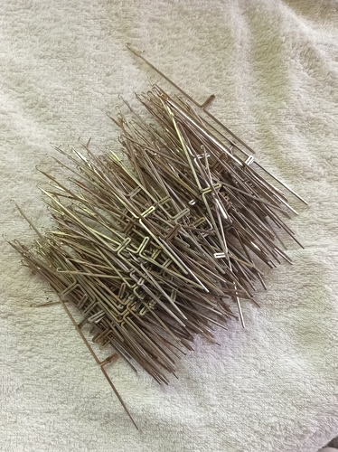 Lote 180 Agujas Para Maquina De Tejer 12,5cm (Usado)