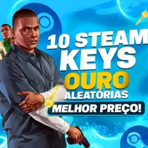 Comprar 10 Chaves Aleatória Steam Ouro - 10 Steam Random Key