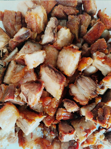 Chicharrón De Cerdo Carnudo 4kg Picado Del Día Fresco Proel