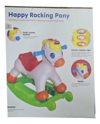 Silla Mecedora Caballo Para Niño Bebé 3 En 1 - Queoferta.uy
