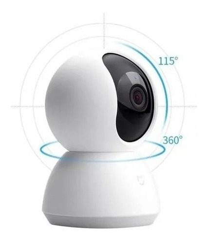 Imagen 2 de 5 de Cámara De Seguridad Wifi Xiaomi Mi 360° 1080p *itech Shop