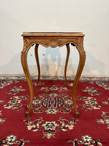 Antigua Mesa De Sala Renacimiento Tallada (Usado)