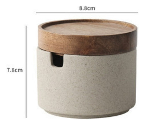 Pote De Cerâmica Para Temperos De Cozinha Japonesa Retrô