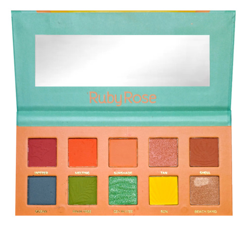 12 Paleta De Sombras Summer Muse Hbf537 Ruby Rose Atacado