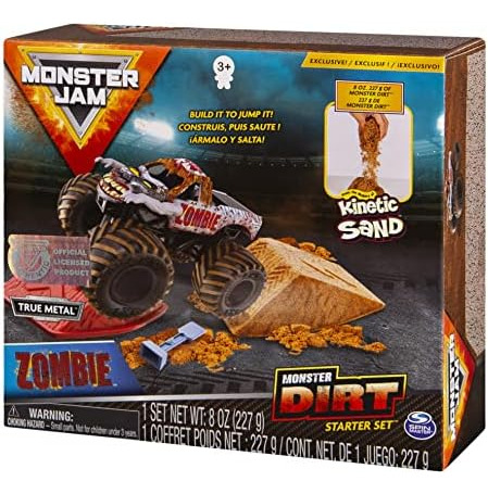 Monster Jam, Set De Inicio De Zombie Monster Dirt, Con 8 Onz