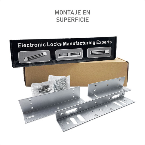 Kit Cerradura Electronica Magnetica Puerta Soporte Edificio